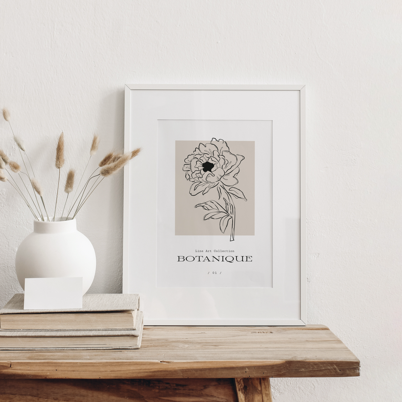 Shelf Love Collective graphic art print Botanique 01 Art Print