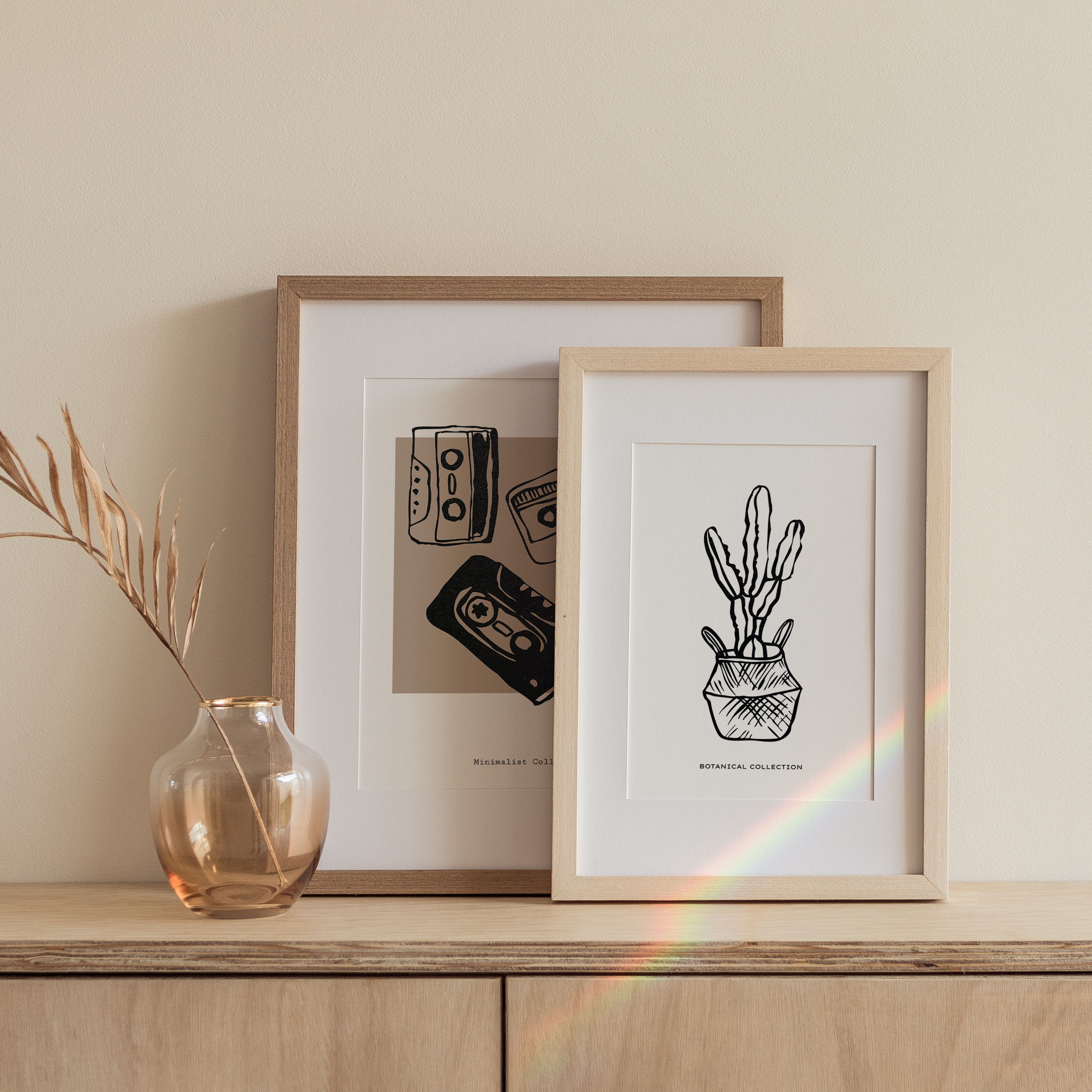 Shelf Love Collective graphic art print Cactus 02 Art Print