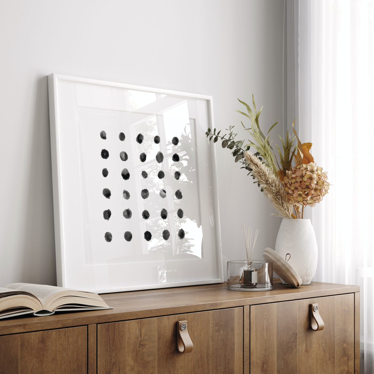 Shelf Love Collective graphic art print Dots Art Print