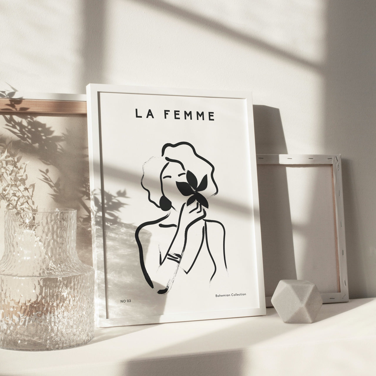 Shelf Love Collective graphic art print La Femme Art Print