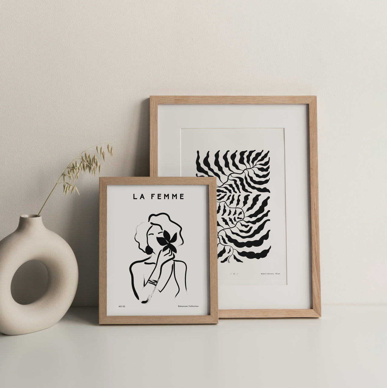 Shelf Love Collective graphic art print La Femme Art Print