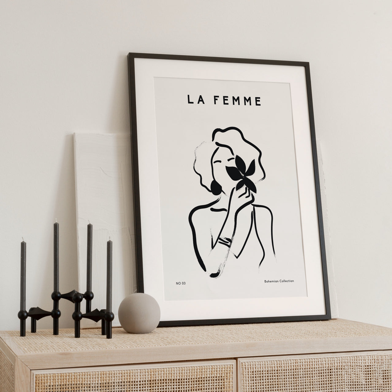 Shelf Love Collective graphic art print La Femme Art Print