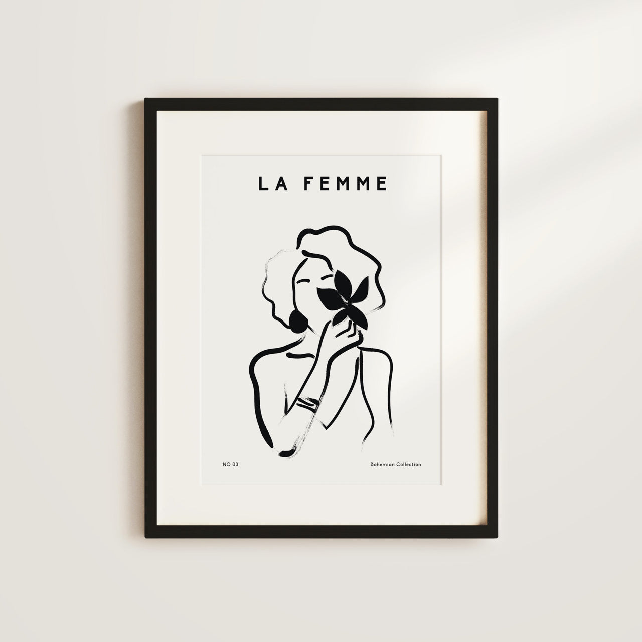 Shelf Love Collective graphic art print La Femme Art Print