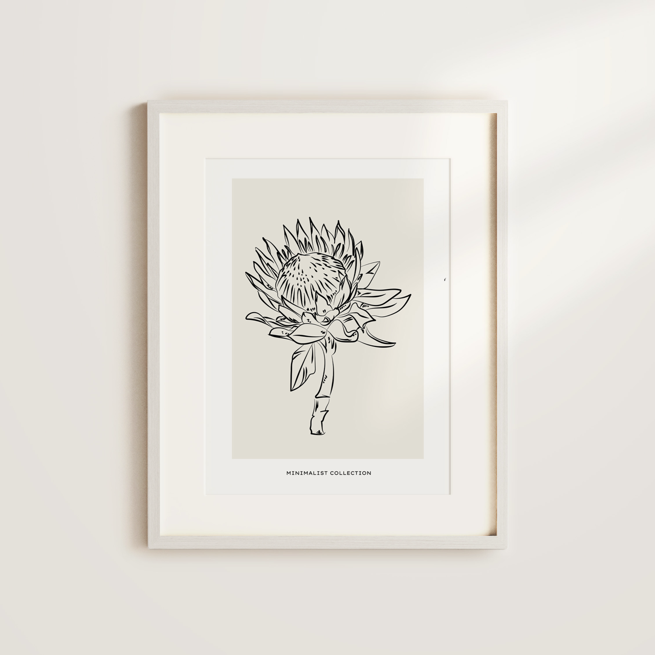 Shelf Love Collective graphic art print Minimalist Flower 01 Art Print