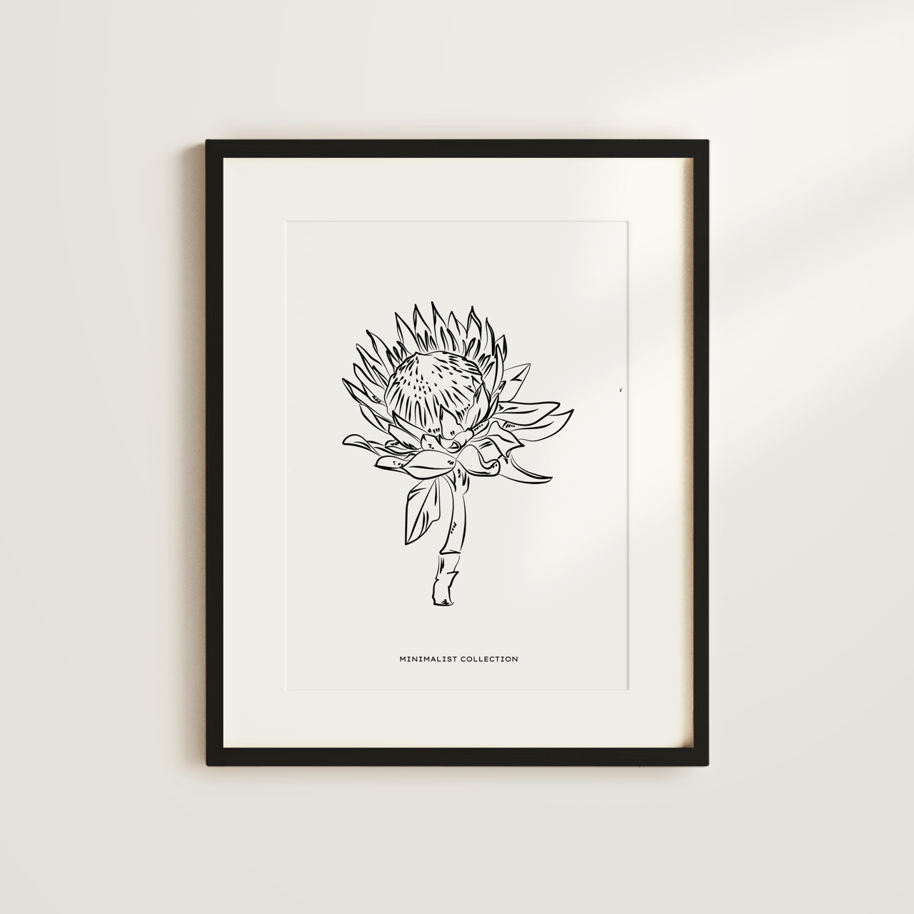 Shelf Love Collective graphic art print Minimalist Flower 01 Art Print