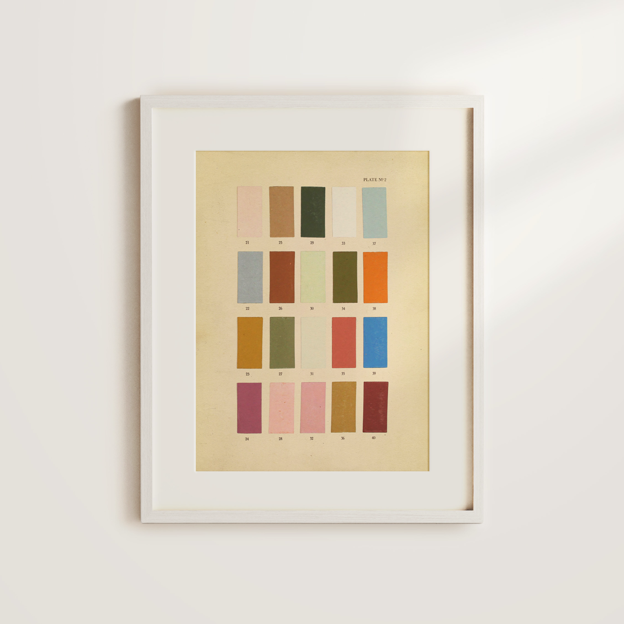 Shelf Love Collective graphic art print Paint Swatch 2 Art Print