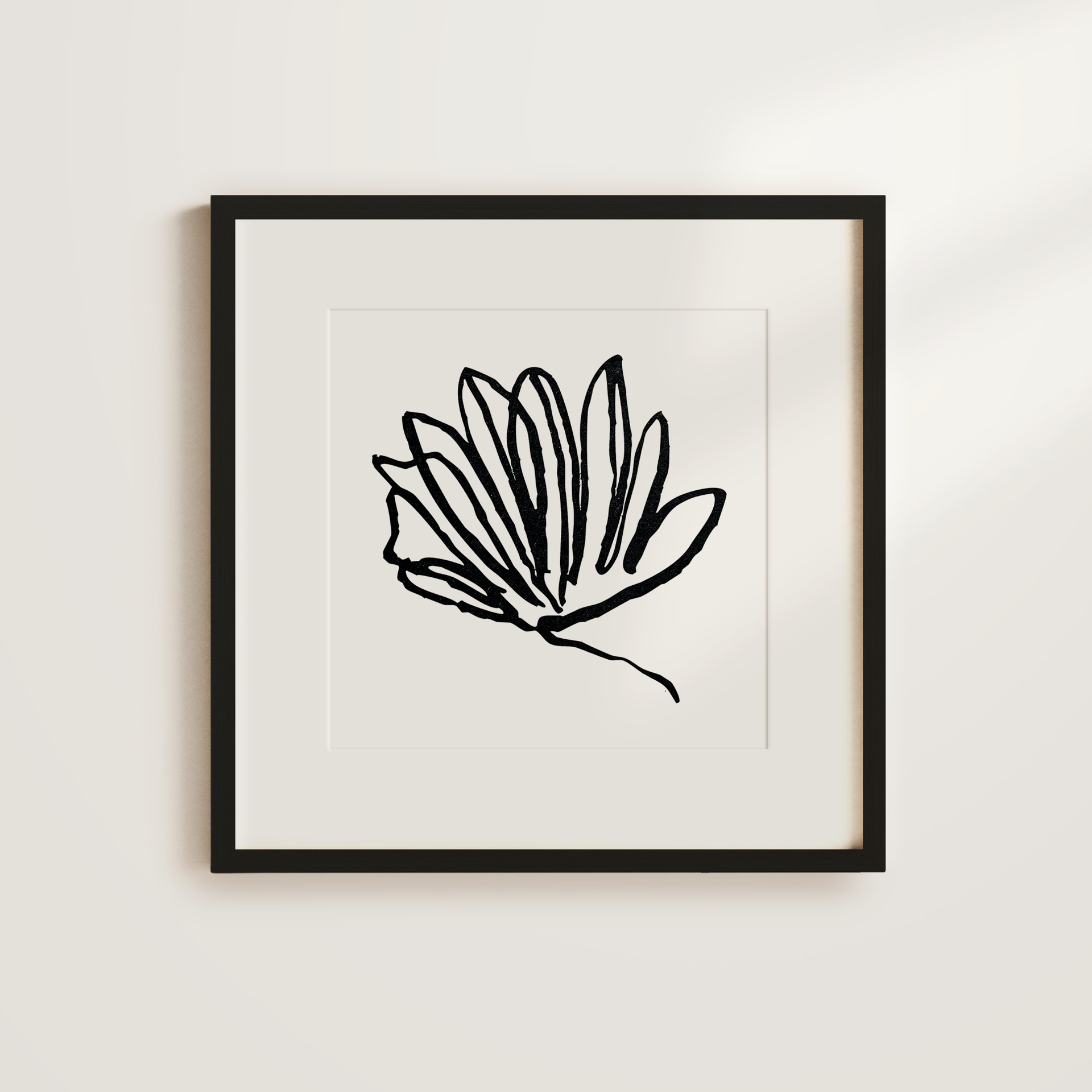 Shelf Love Collective graphic art print Palm Fronds Art Print