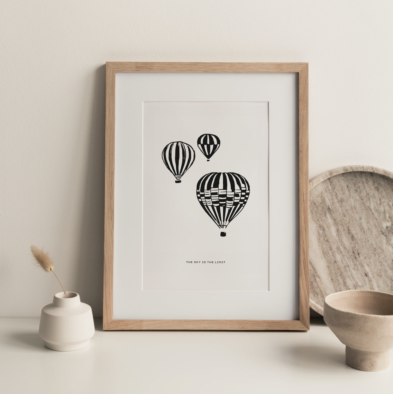 Shelf Love Collective graphic art print Sky is the Limit Art Print