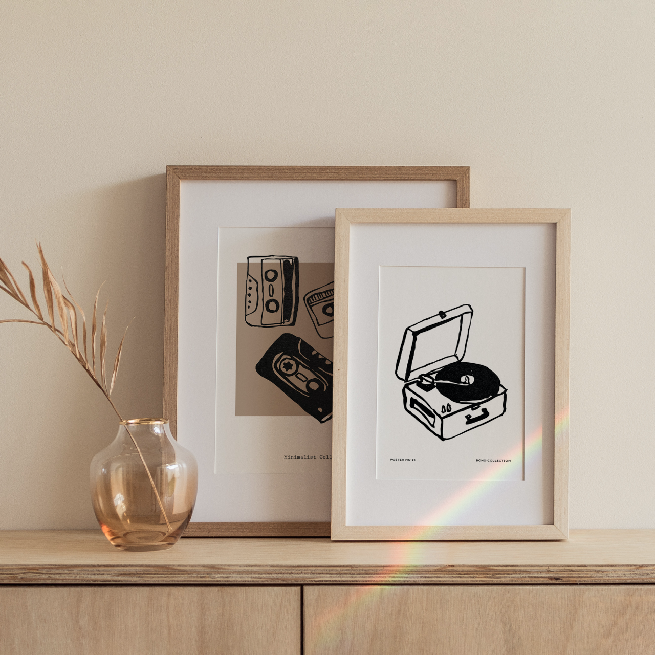 Shelf Love Collective graphic art print Vinyl Art Print