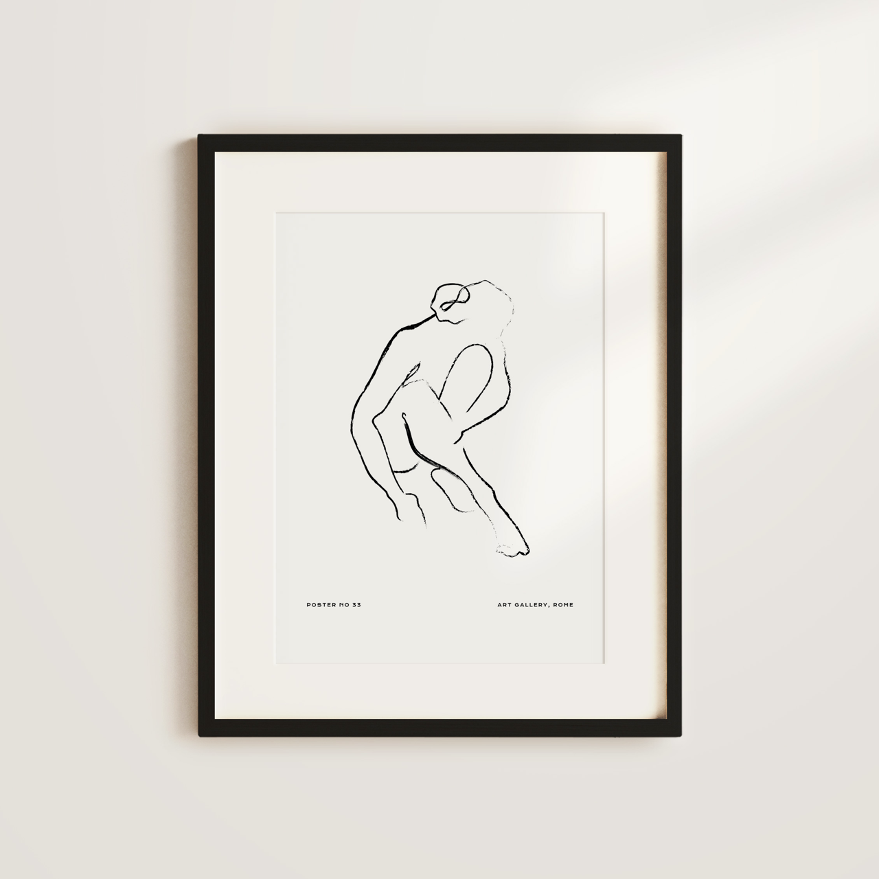 Shelf Love Collective graphic art print Woman Line Drawing Art Print