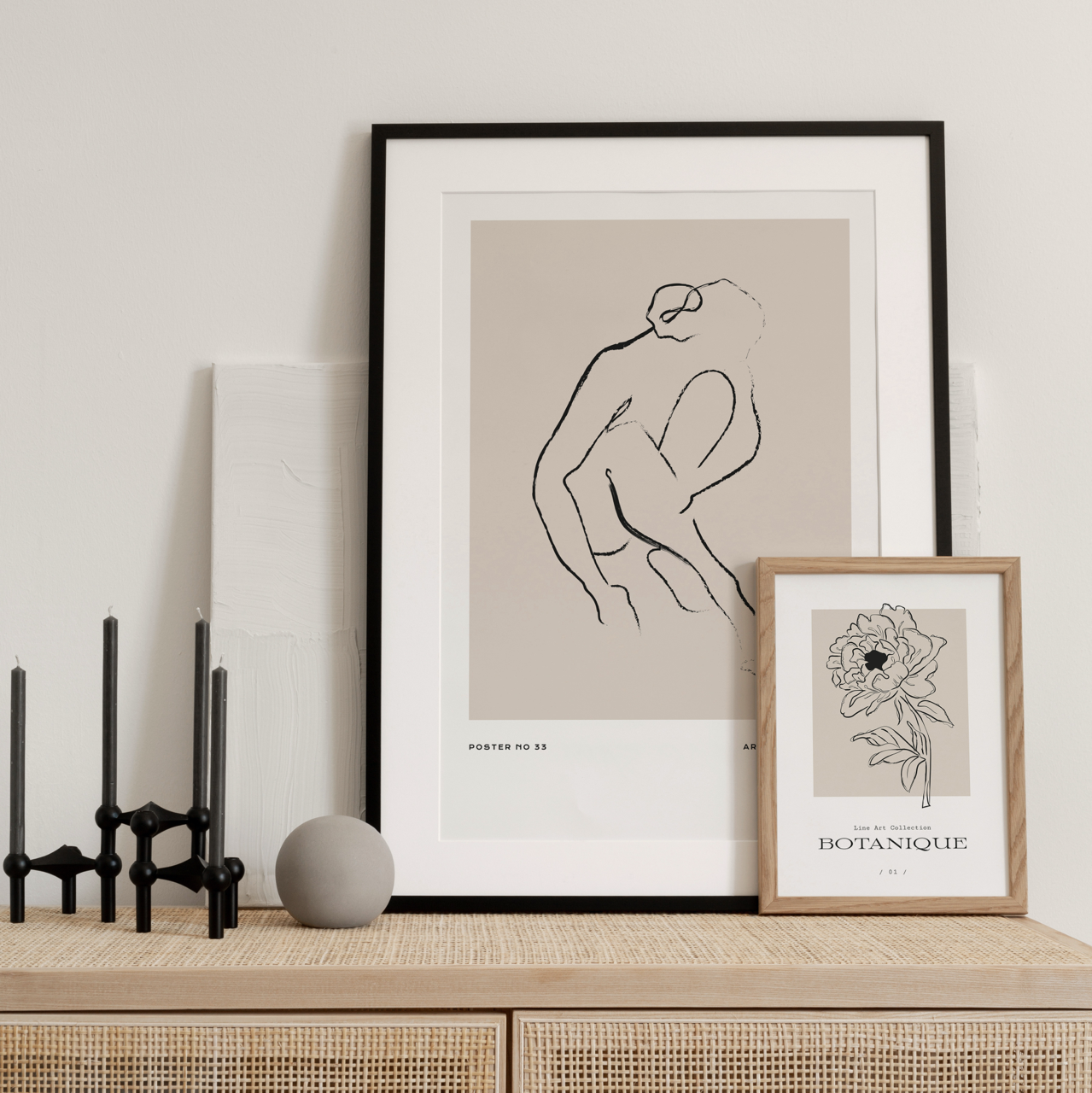 Shelf Love Collective graphic art print Woman Line Drawing Art Print