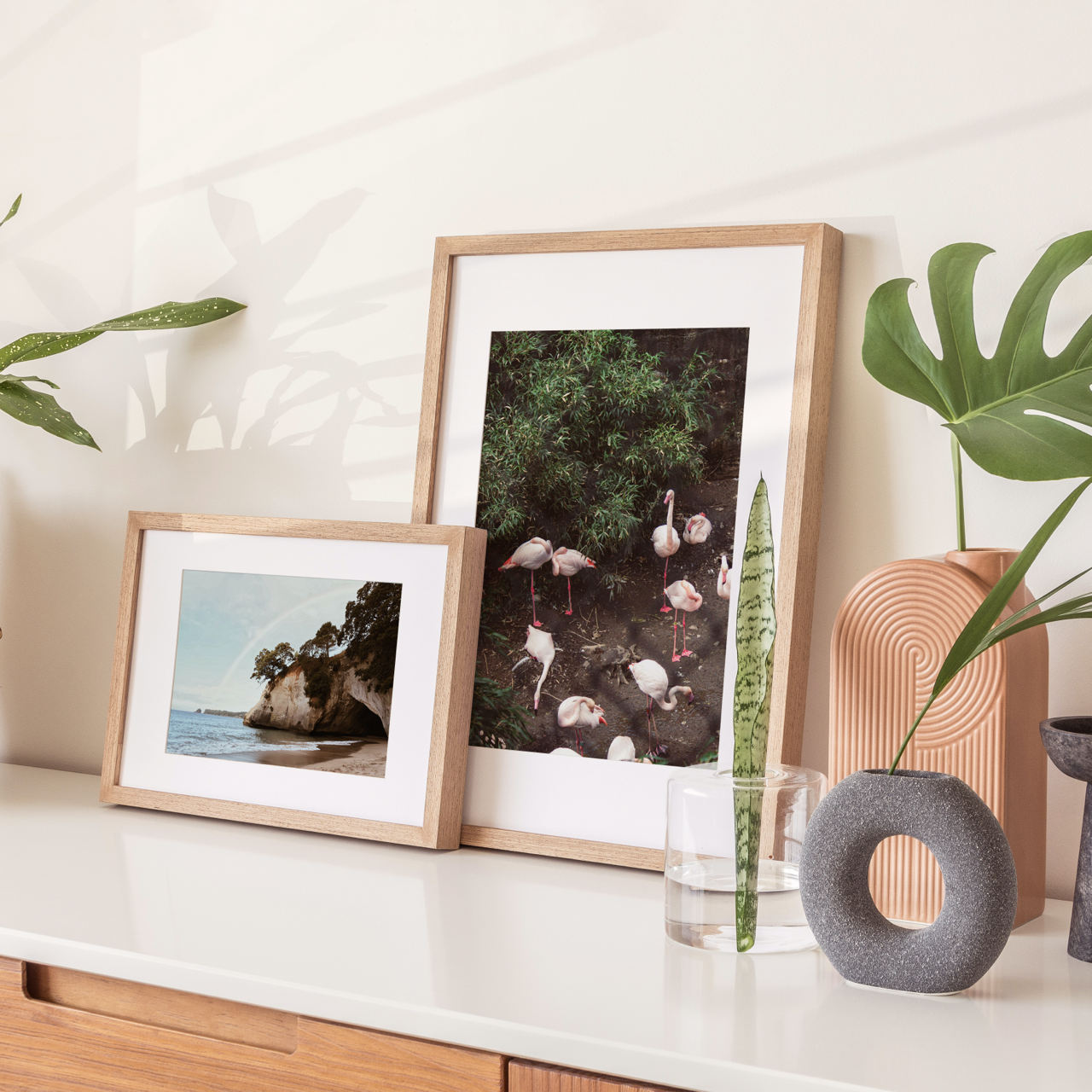 Shelf Love Collective photography art print Flamingos Art Print