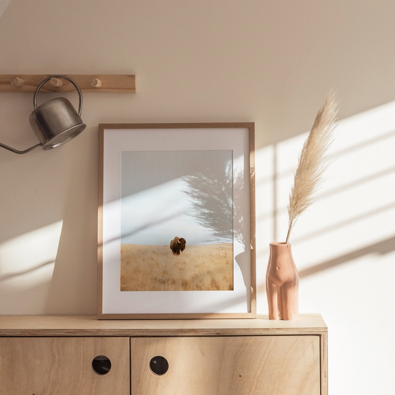 Shelf Love Collective photography art print Lone Buffalo Art Print