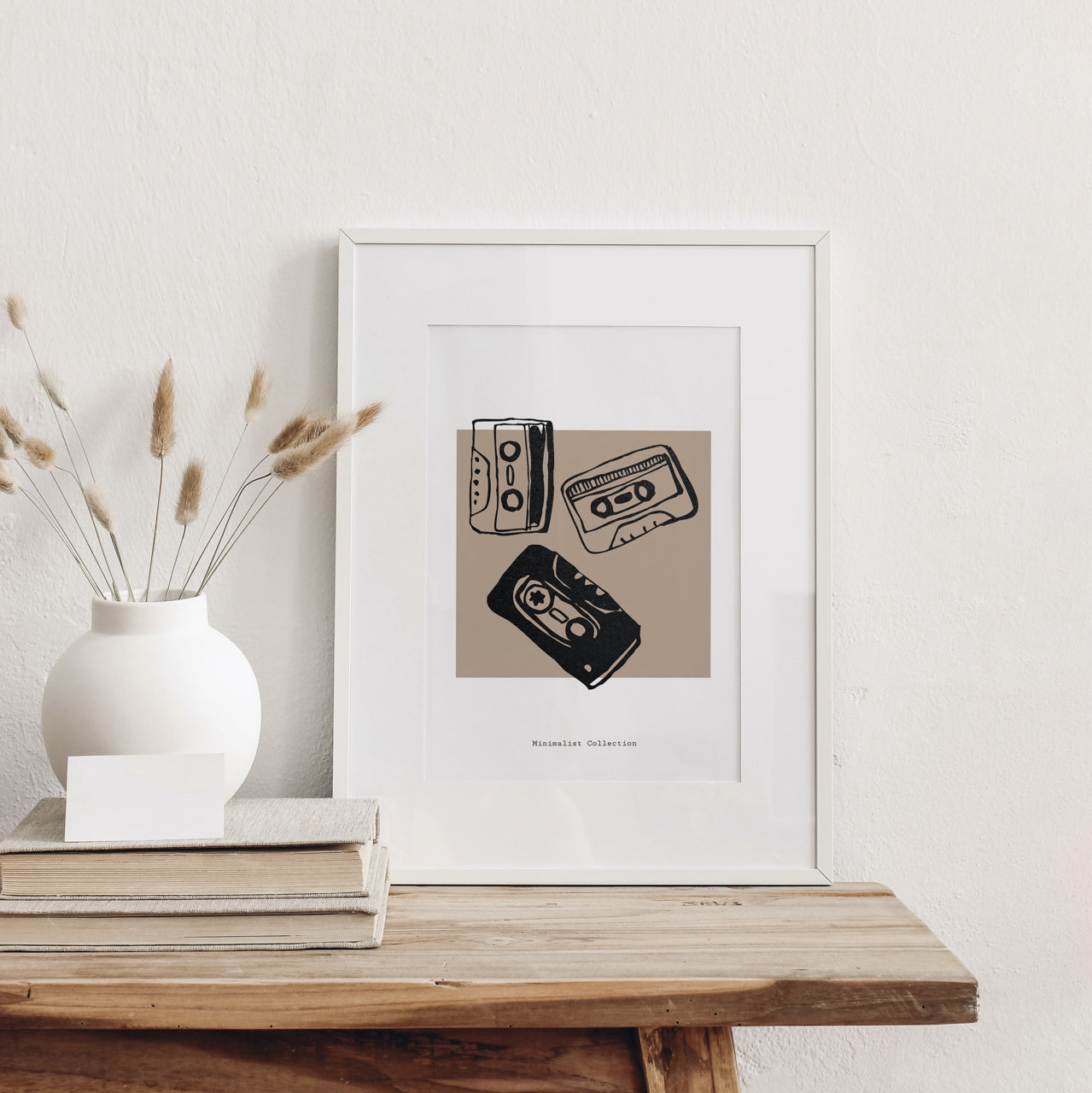 Shelf Love Print Shop graphic art print Cassettes Art Print