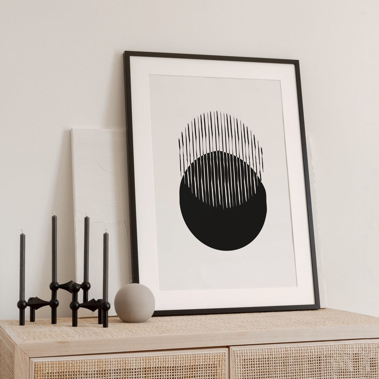 Shelf Love Print Shop graphic art print Circles Art Print