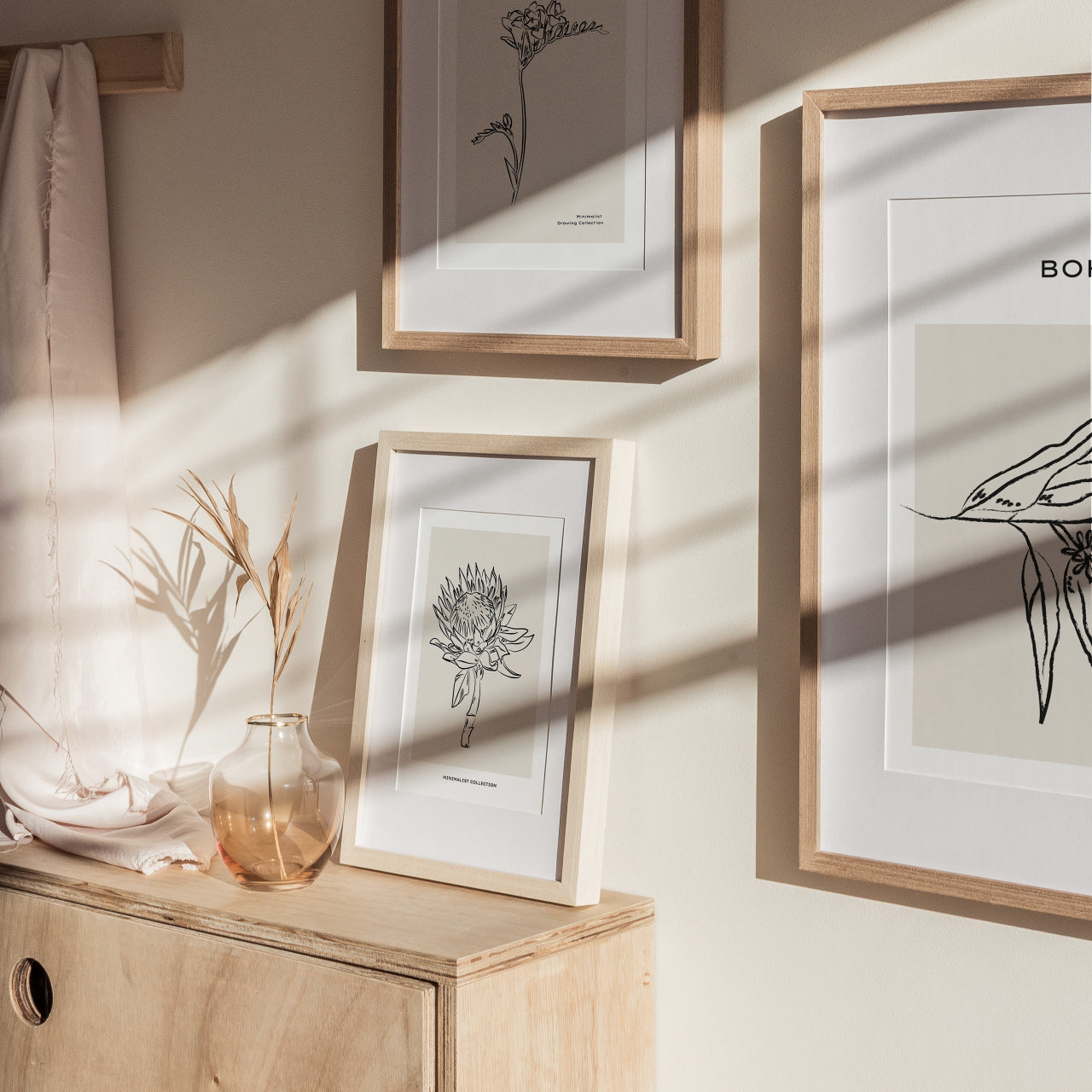 Shelf Love Print Shop graphic art print Minimalist Flower 01 Art Print