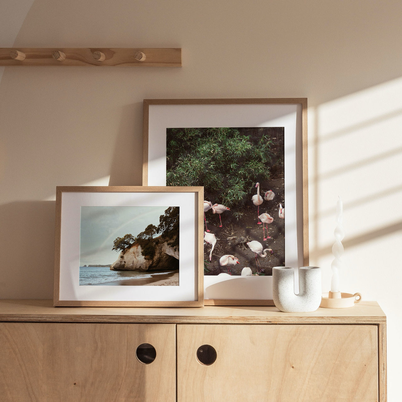 Shelf Love Print Shop photography art print Flamingos Art Print