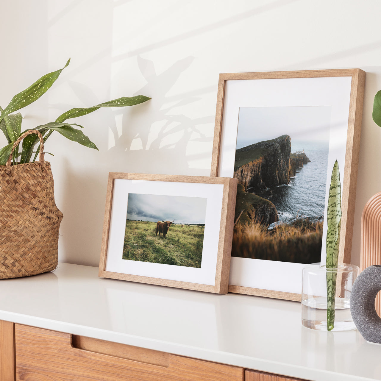 Shelf Love Print Shop photography art print Highland Cow Art Print