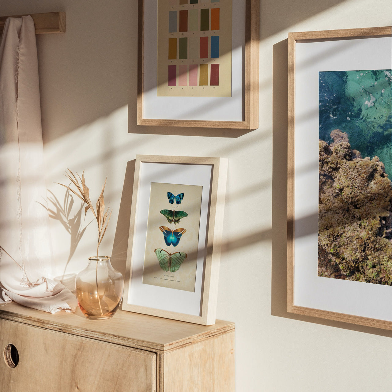 Shelf Love Print Shop vintage art print Butterflies Art Print