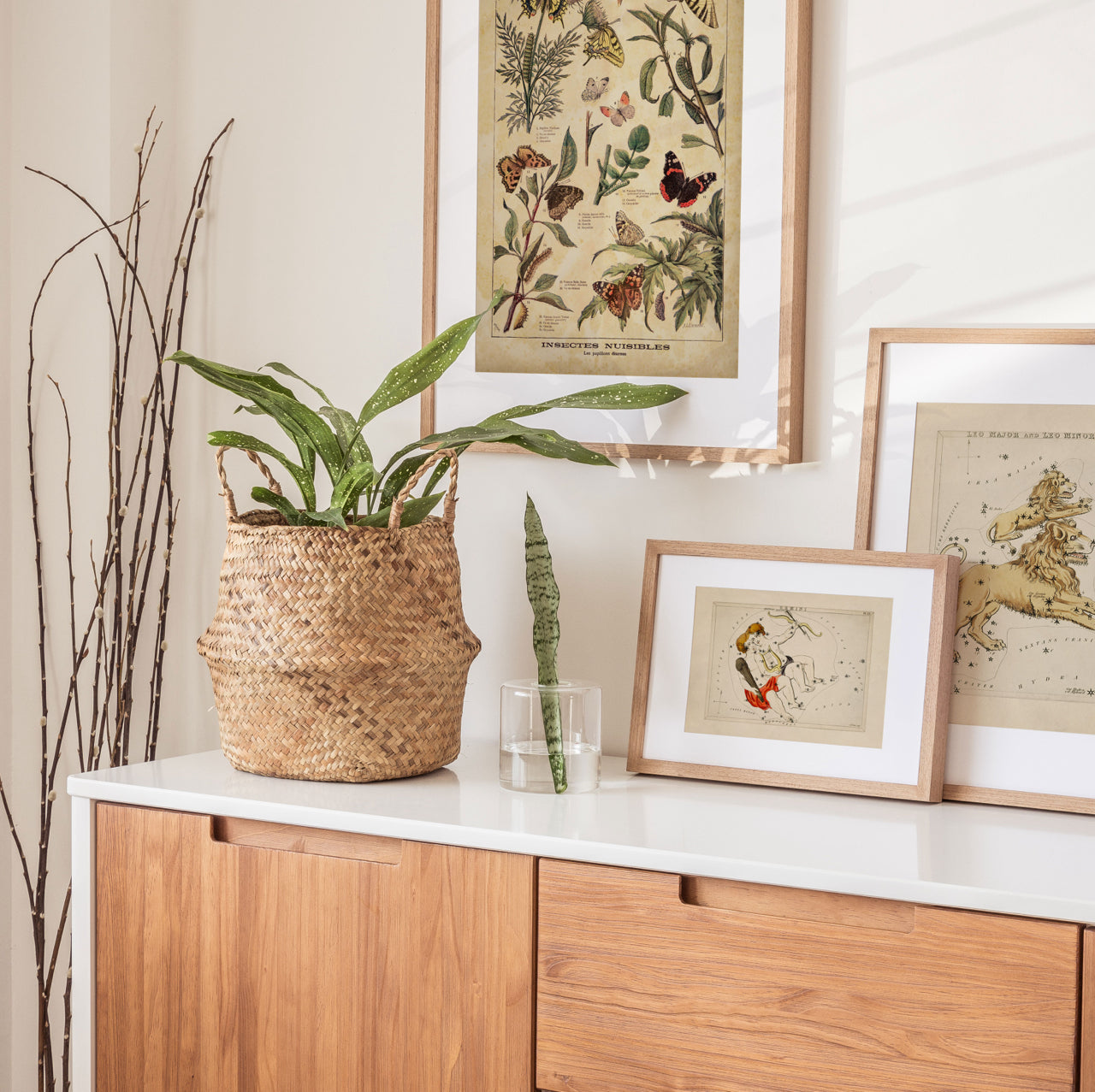 Shelf Love Print Shop vintage art print Gemini Art Print