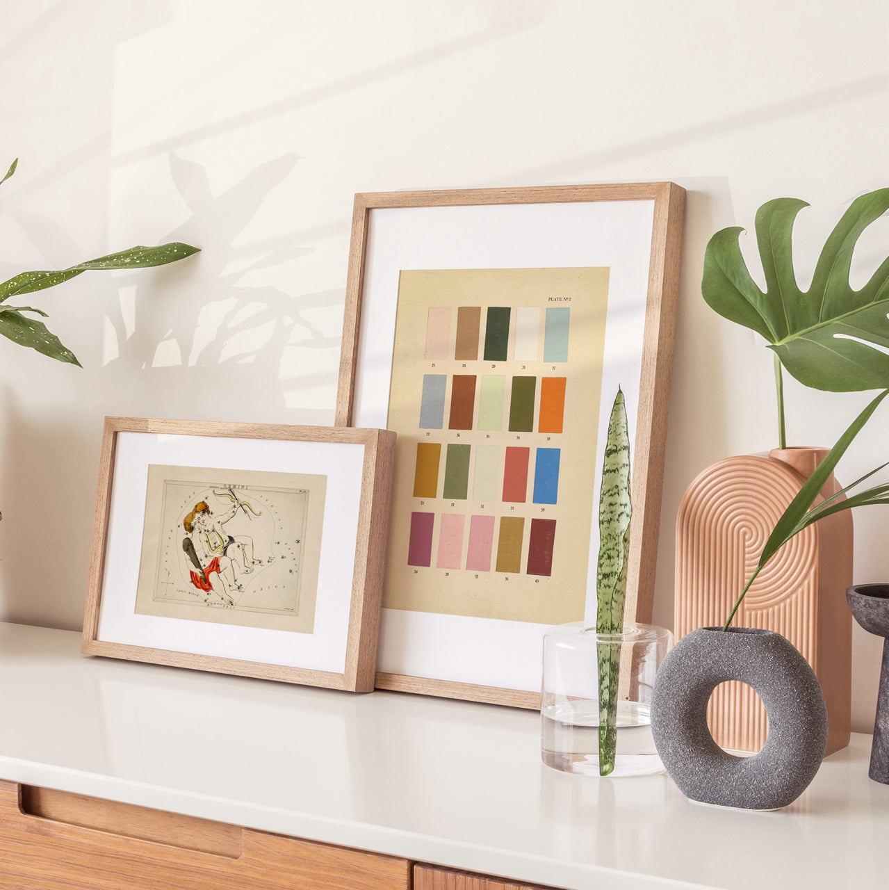 Shelf Love Print Shop vintage art print Paint Swatch 2 Art Print