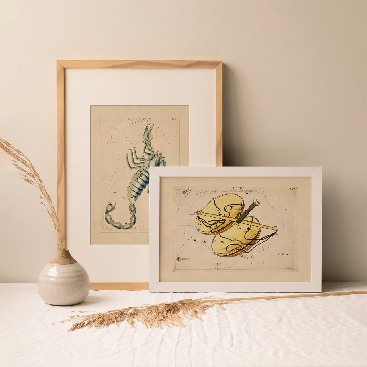 Shelf Love Print Shop vintage art print Scorpio Art Print