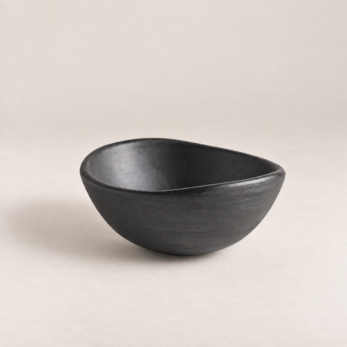 The Collective Home Bowls Groove Mango Wood Medium Bowl