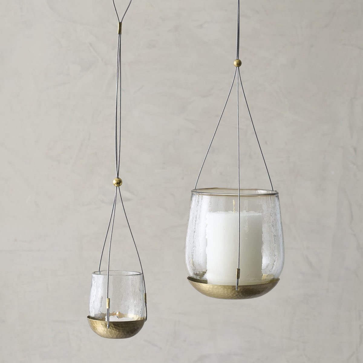 The Collective Home Pebbled Hanging Lantern