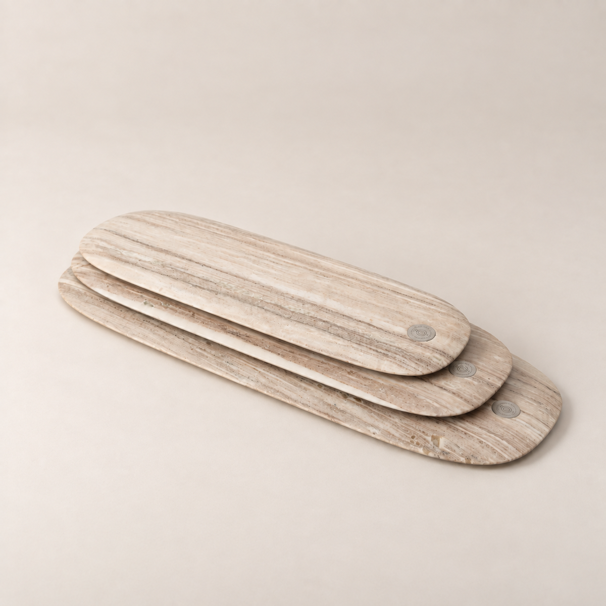 The Collective Home Trays & Risers Granada Marble Display Board
