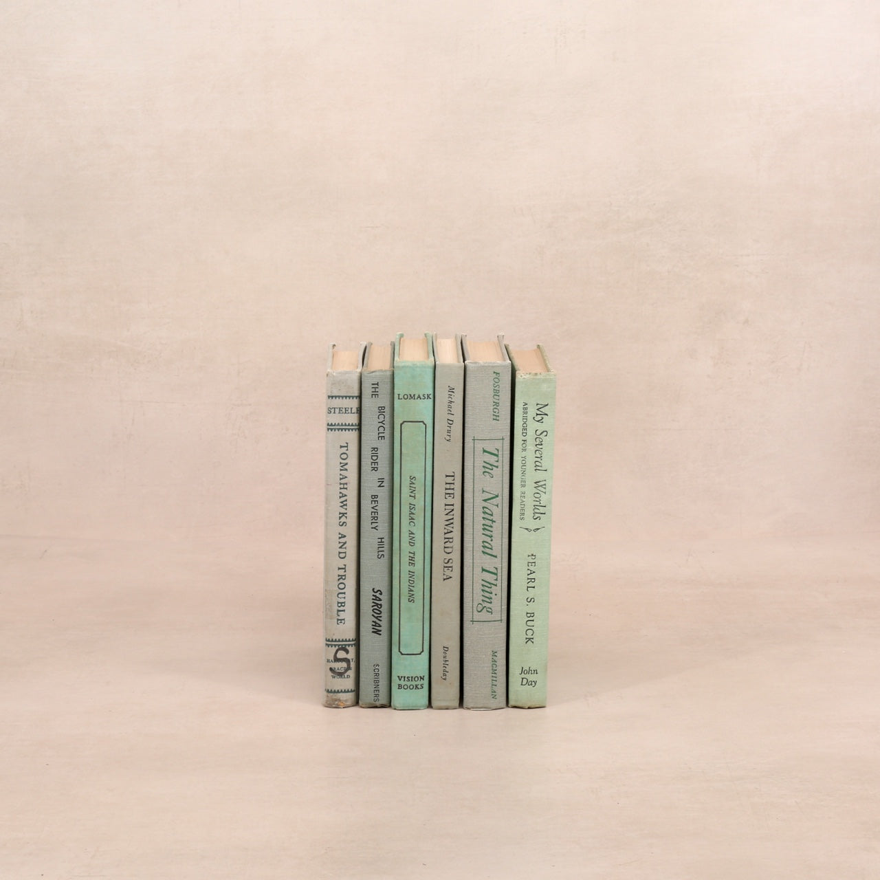 The House of Elements book Pale Greens and Grays Book Set - Bundle of 6