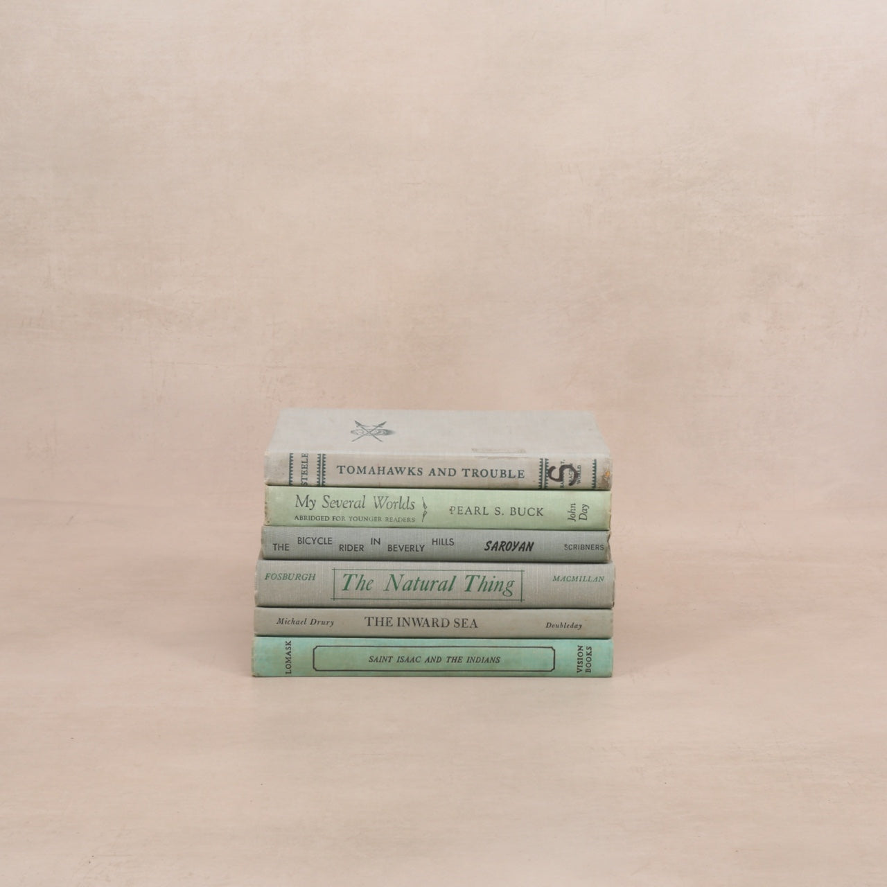 The House of Elements book Pale Greens and Grays Book Set - Bundle of 6