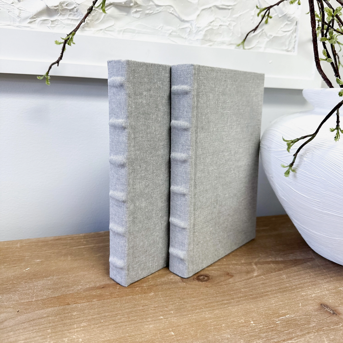 Steel Decorative Book with Ridges