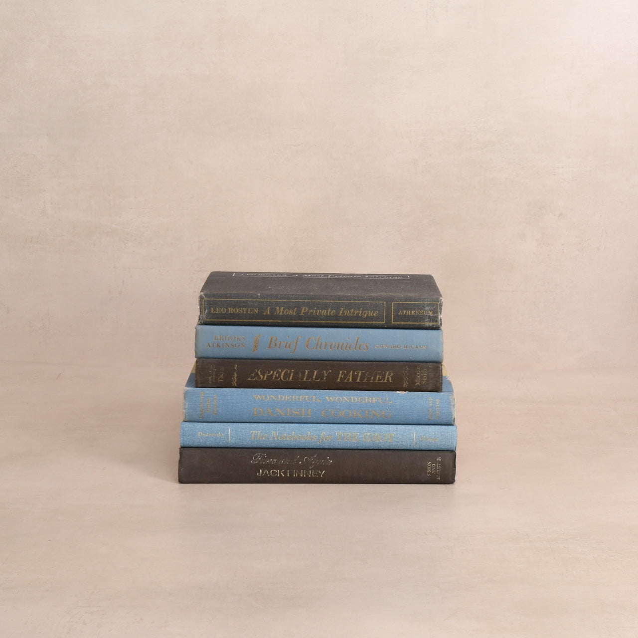 The House of Elements book Vintage Blue and Black Book Set - Bundle of 6