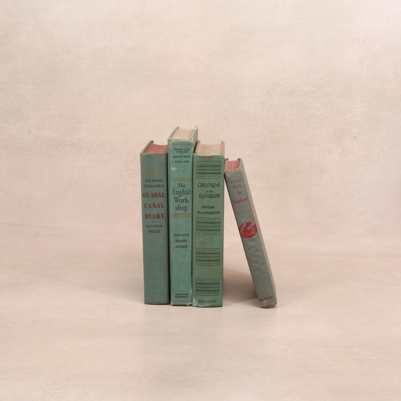 The House of Elements book Vintage Green Book Set - Bundle of 4