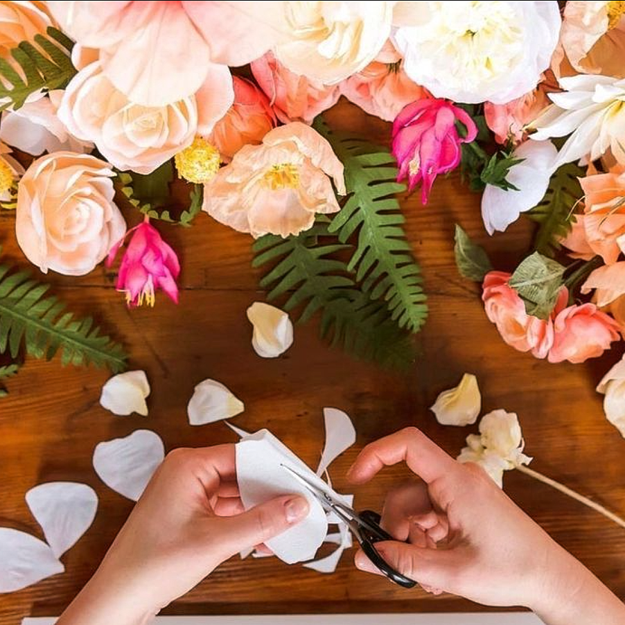 Unwilted faux flower Creme Brulee Bouquet