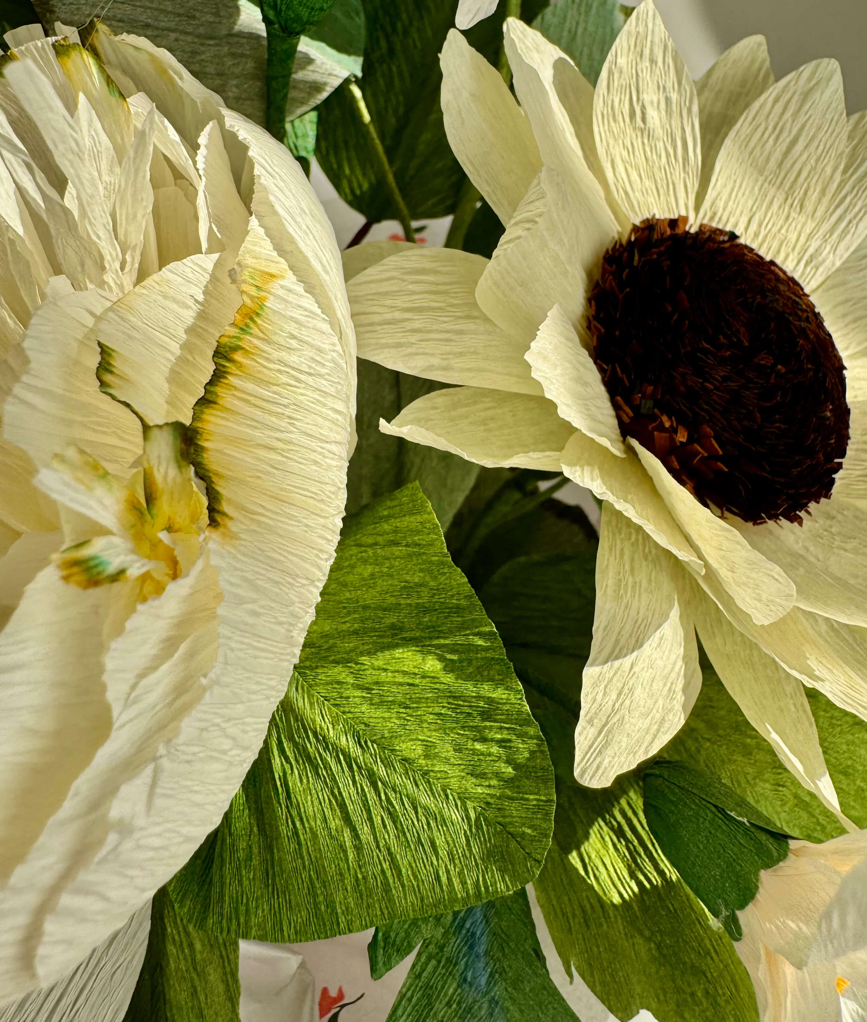 unwilted Paper Flowers Dirty Martini | Neutral Paper Flower Bouquet