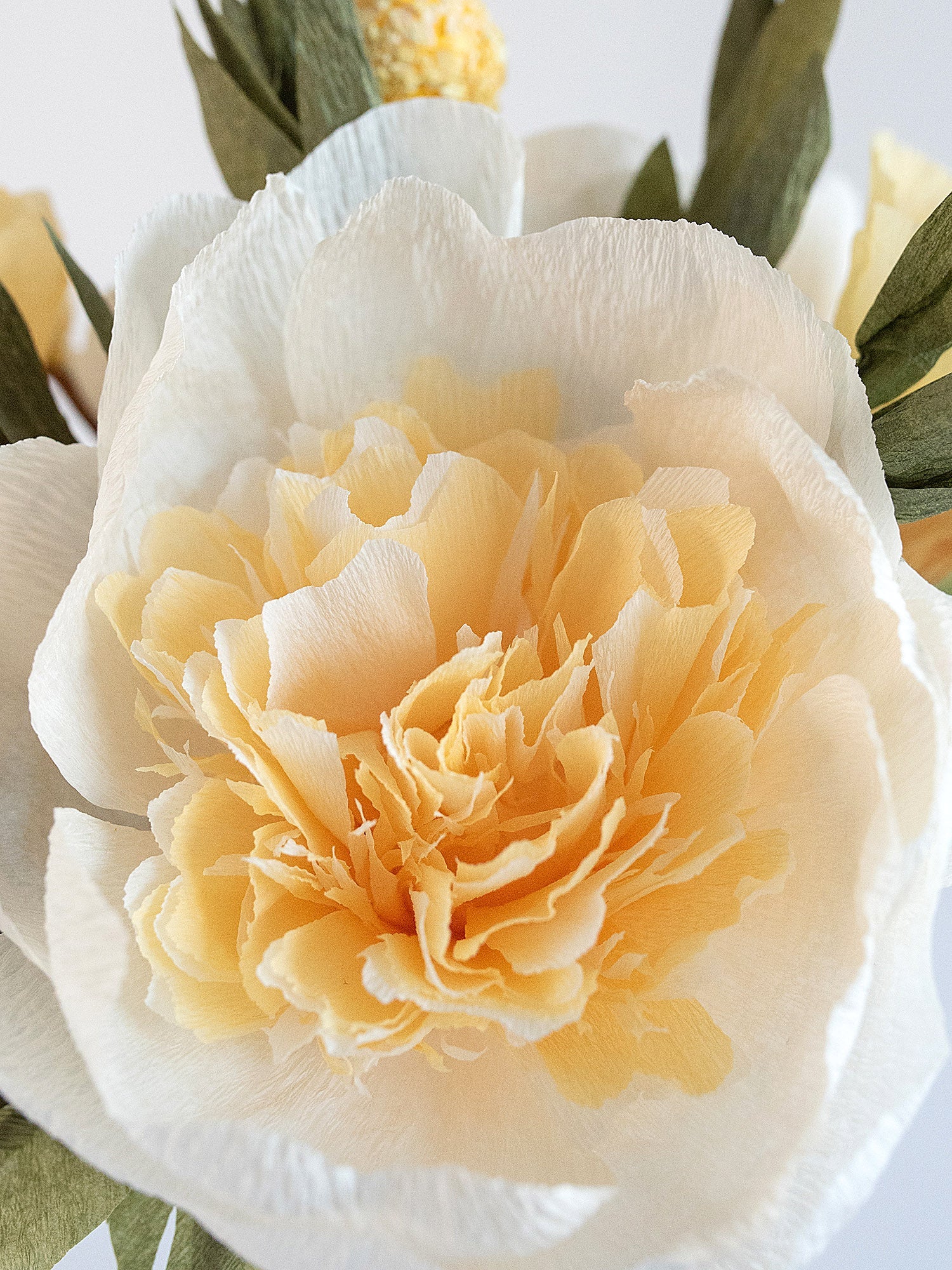 unwilted Paper Flowers Macaroni and Cheese | Paper Flower Bouquet