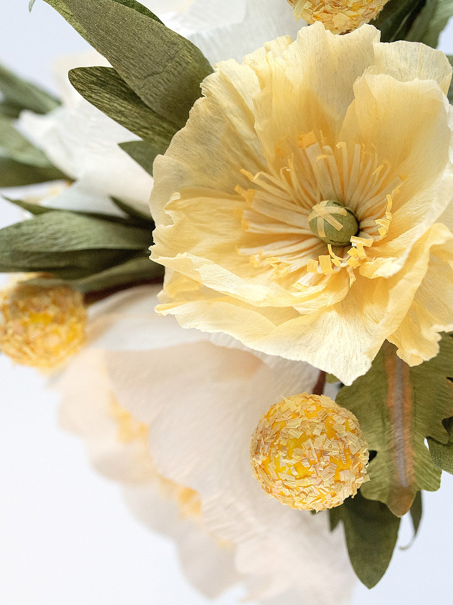 unwilted Paper Flowers Macaroni and Cheese | Paper Flower Bouquet