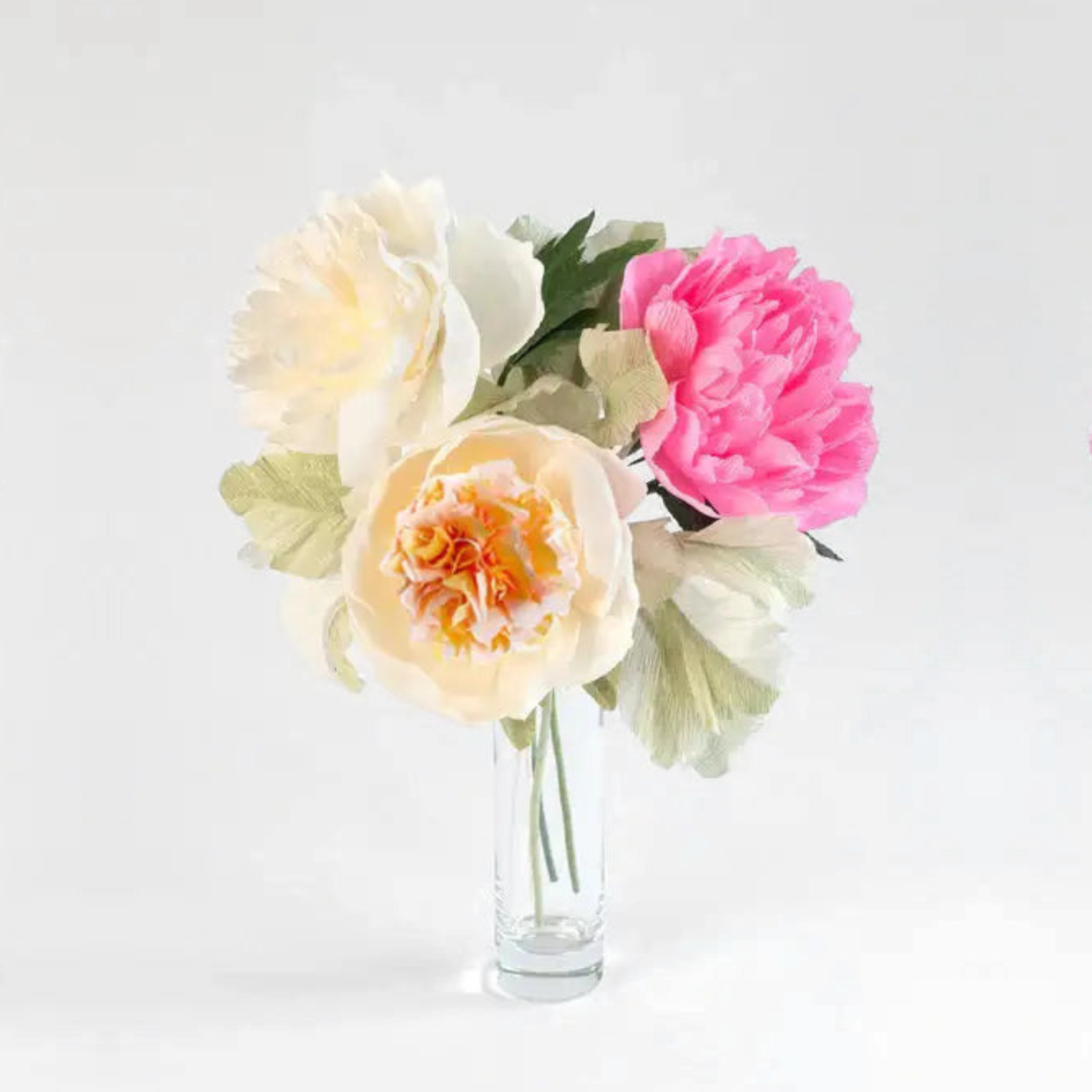 unwilted Paper Flowers Peony for Your Thoughts Bouquet