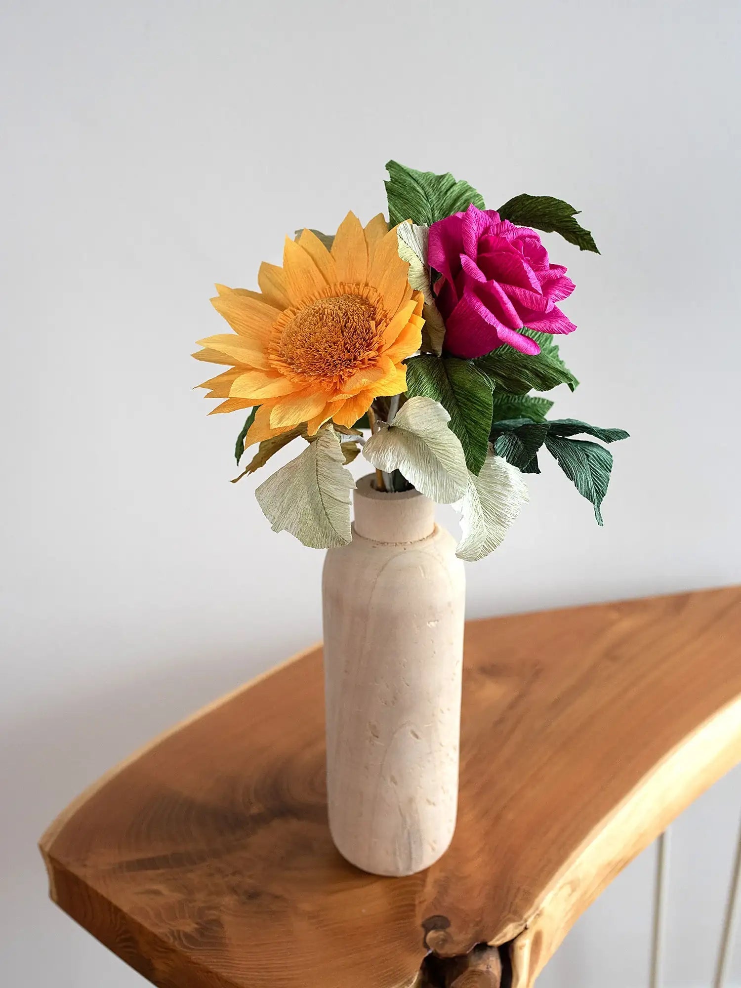 unwilted Paper Flowers Strawberry Lemonade | Mixed Paper Flower Bouquet