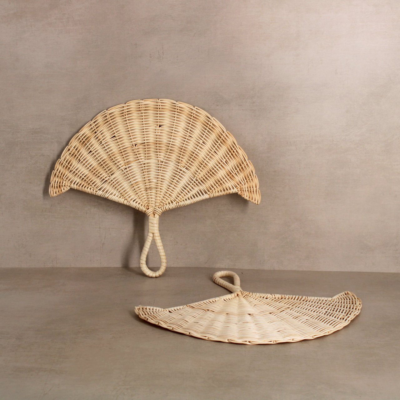 Village Thrive fan Rattan Woven Fan