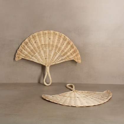 Village Thrive fan Rattan Woven Fan