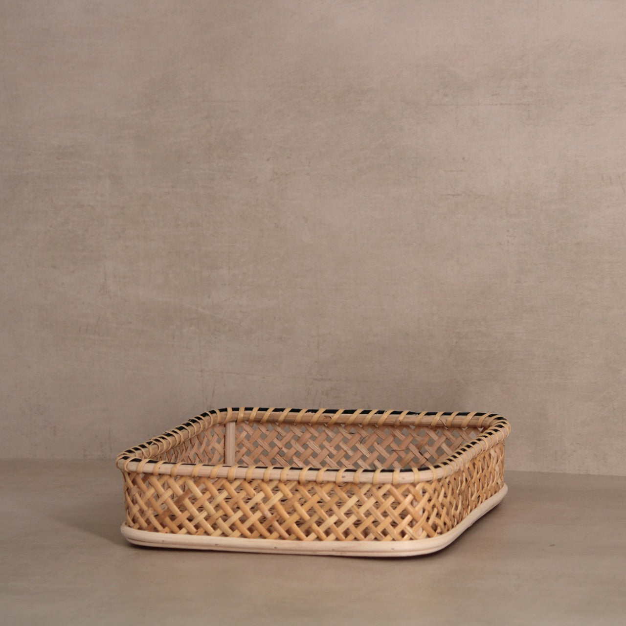 Village Thrive tray Nora Rattan Square Tray