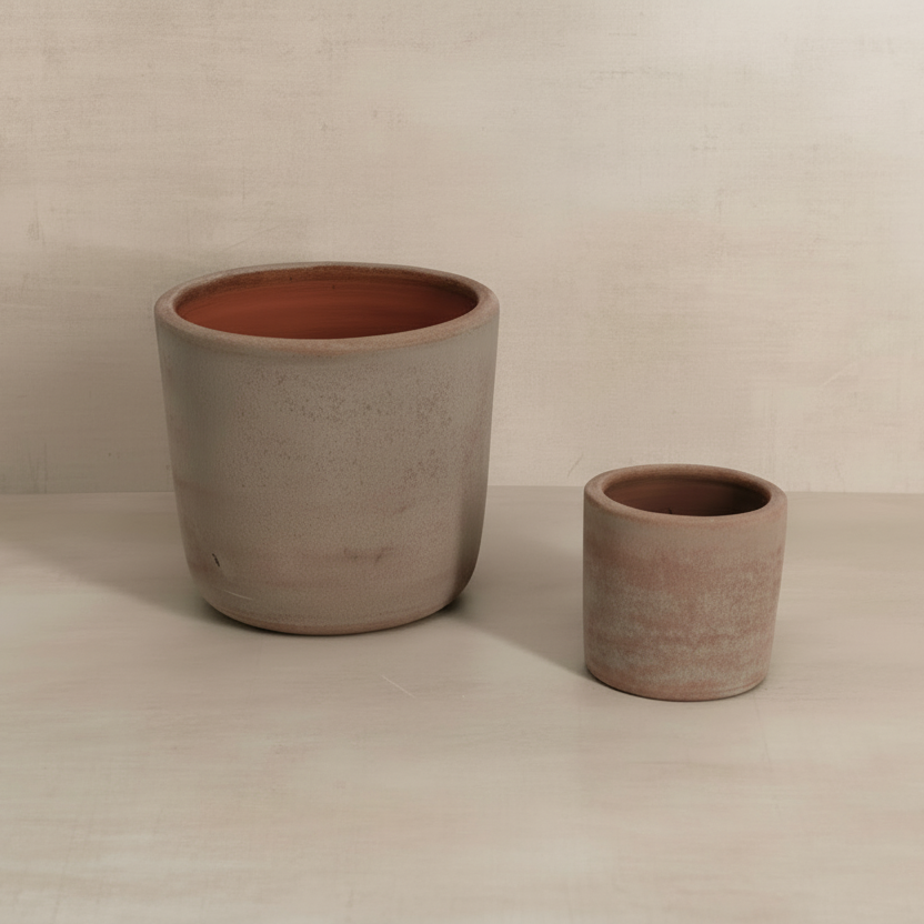 Women of the Cloud Forest planter Cylinder Terracotta Planters